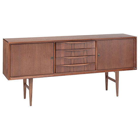 Elisabeth Slim Sideboard Walnut | Modern Digs Furniture