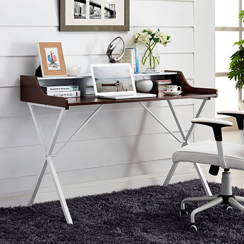 Braxton Small Writing Desk In Cherry Walnut Or Oak Modern Digs